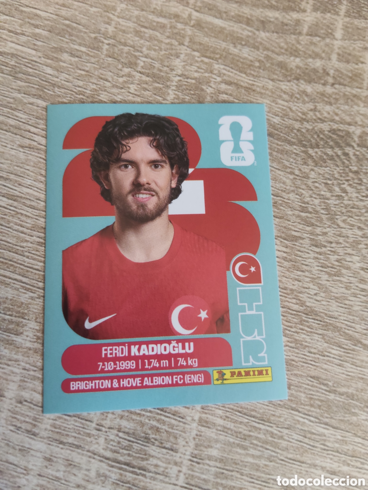 Figurine di Calcio: Panini mundial 2026 TUR 8 Ferdi Kadioglu Turqu&iacute;a