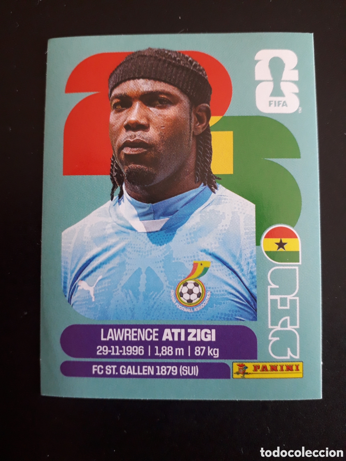 Figurine di Calcio: ATI ZIGI GHANA GHA 2 MUNDIAL F&Uacute;TBOL 2026 FIFA WORLD CUP PANINI SIN PEGAR PEDIDO M&Iacute;NIMO 3&euro;