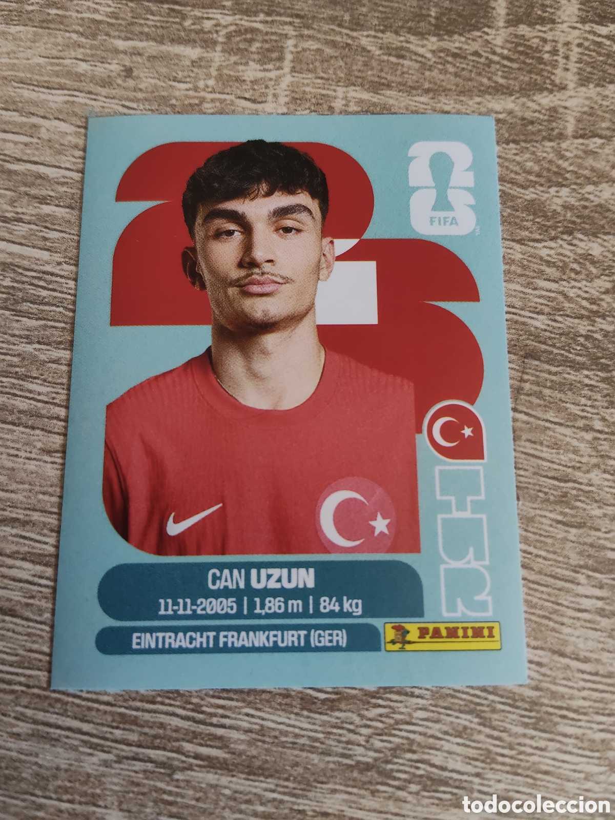 Figurine di Calcio: Panini mundial 2026 TUR 17 Can Uzun Turqu&iacute;a