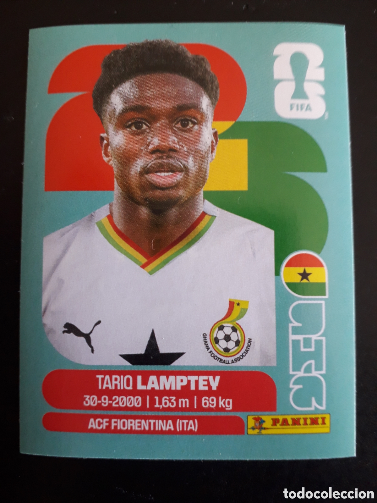 Cromos de F&uacute;tbol: LAMPTEV GHANA GHA 3 MUNDIAL F&Uacute;TBOL 2026 FIFA WORLD CUP PANINI SIN PEGAR PEDIDO M&Iacute;NIMO 3&euro;