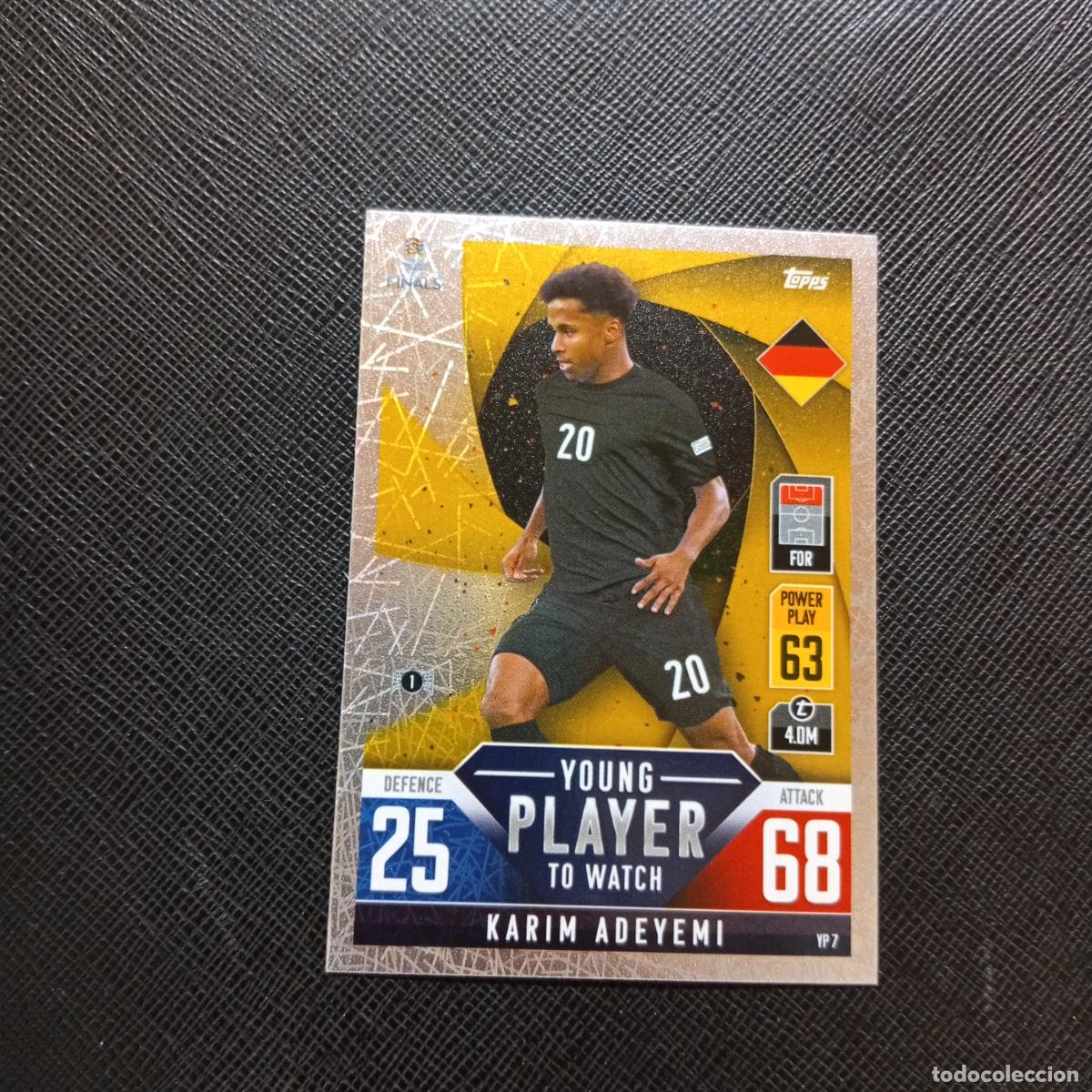 Cromos de F&uacute;tbol: ADEYEMI ALEMANIA TOPPS MATCH ATTAX ROAD TO FINALS UEFA NATIONS LEAGUE 2022 - A185 PG460