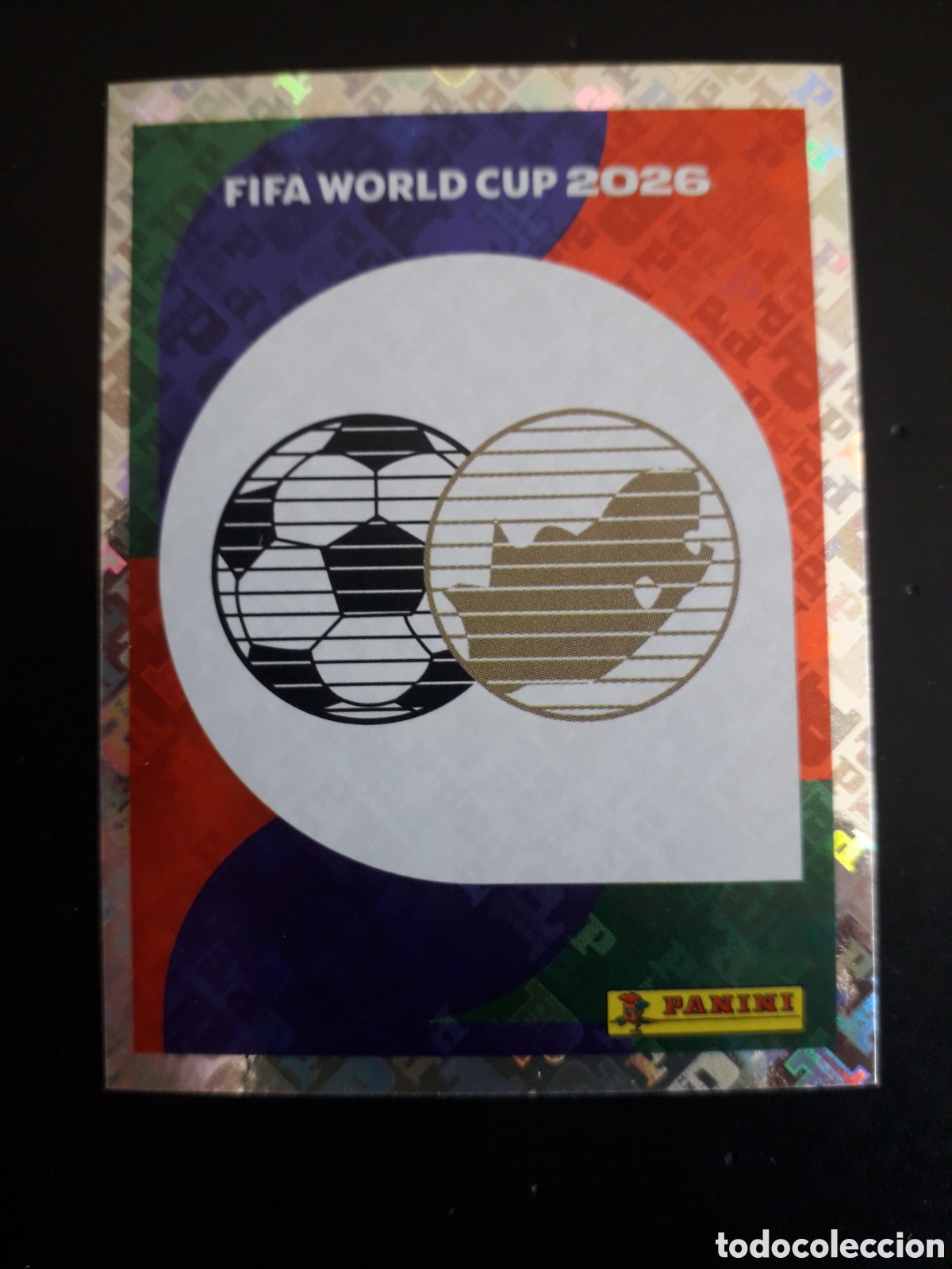 Cromos de F&uacute;tbol: ESCUDO SUD&Aacute;FRICA RSA 1 MUNDIAL F&Uacute;TBOL 2026 FIFA WORLD CUP PANINI SIN PEGAR PEDIDO M&Iacute;NIMO 3&euro;