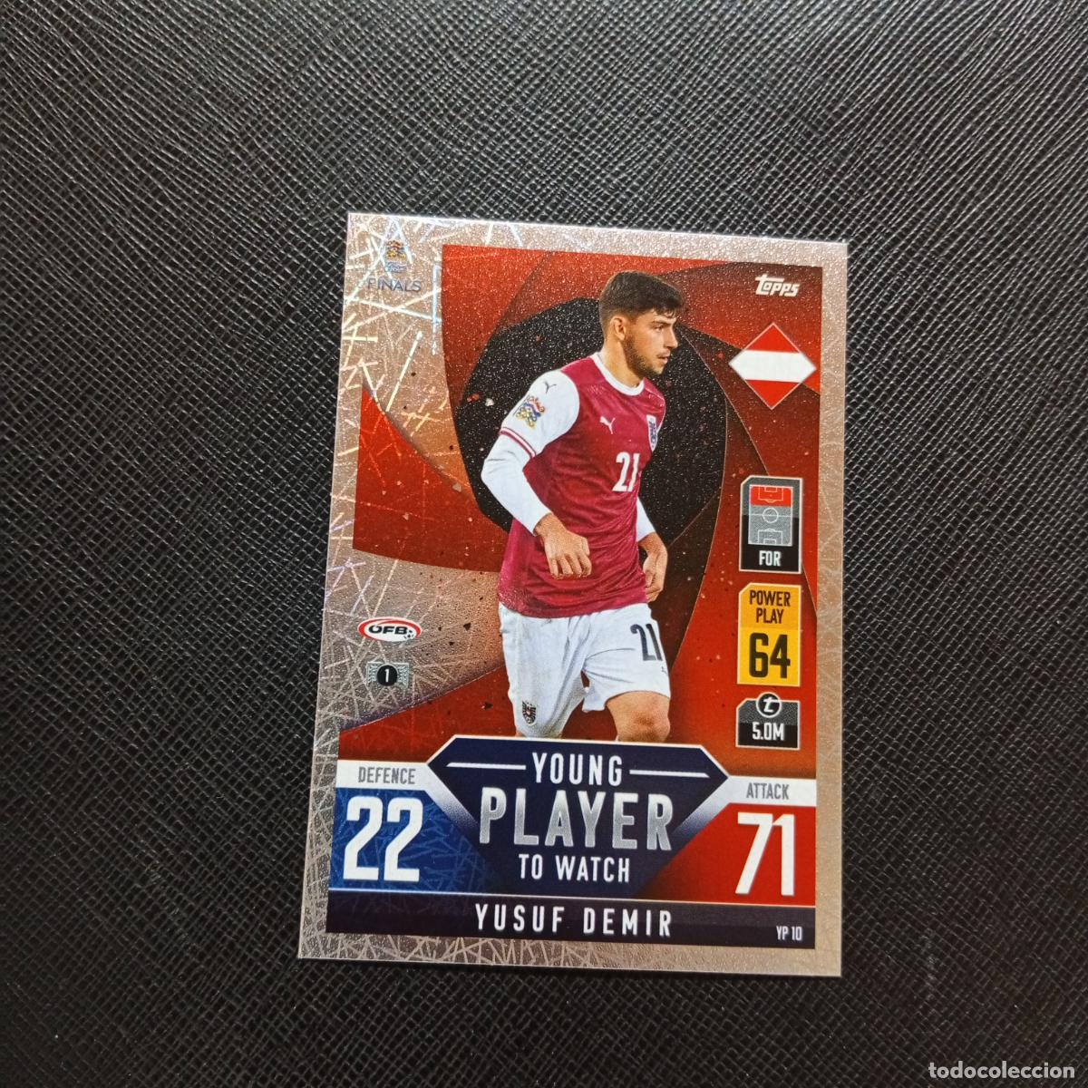 Cromos de F&uacute;tbol: YUSUF DEMIR AUSTRIA TOPPS MATCH ATTAX ROAD TO FINALS UEFA NATIONS LEAGUE 2022 - A185 PG469