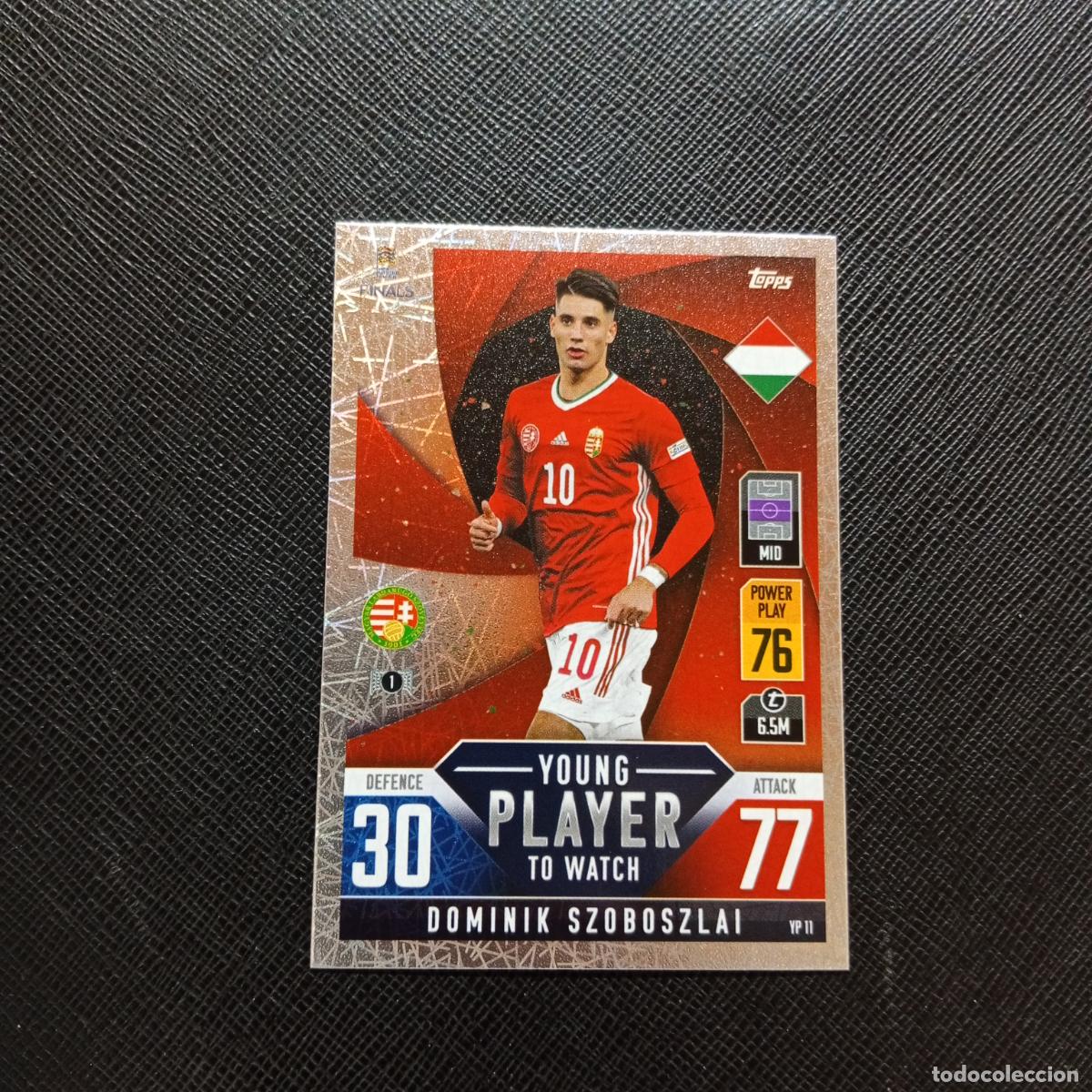 Cromos de F&uacute;tbol: SZOBOSZLAI HUNGRIA TOPPS MATCH ATTAX ROAD TO FINALS UEFA NATIONS LEAGUE 2022 - A185 PG469