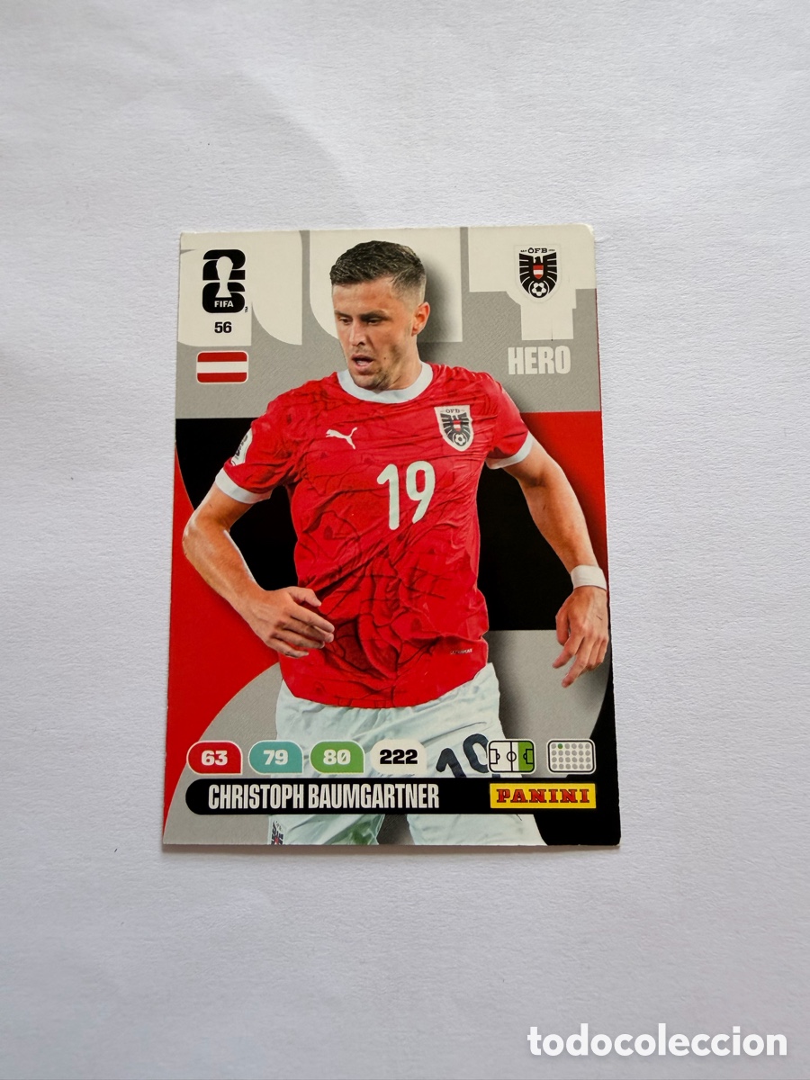 Cromos de F&uacute;tbol: Christoph Baumgartner (56) - AUSTRIA