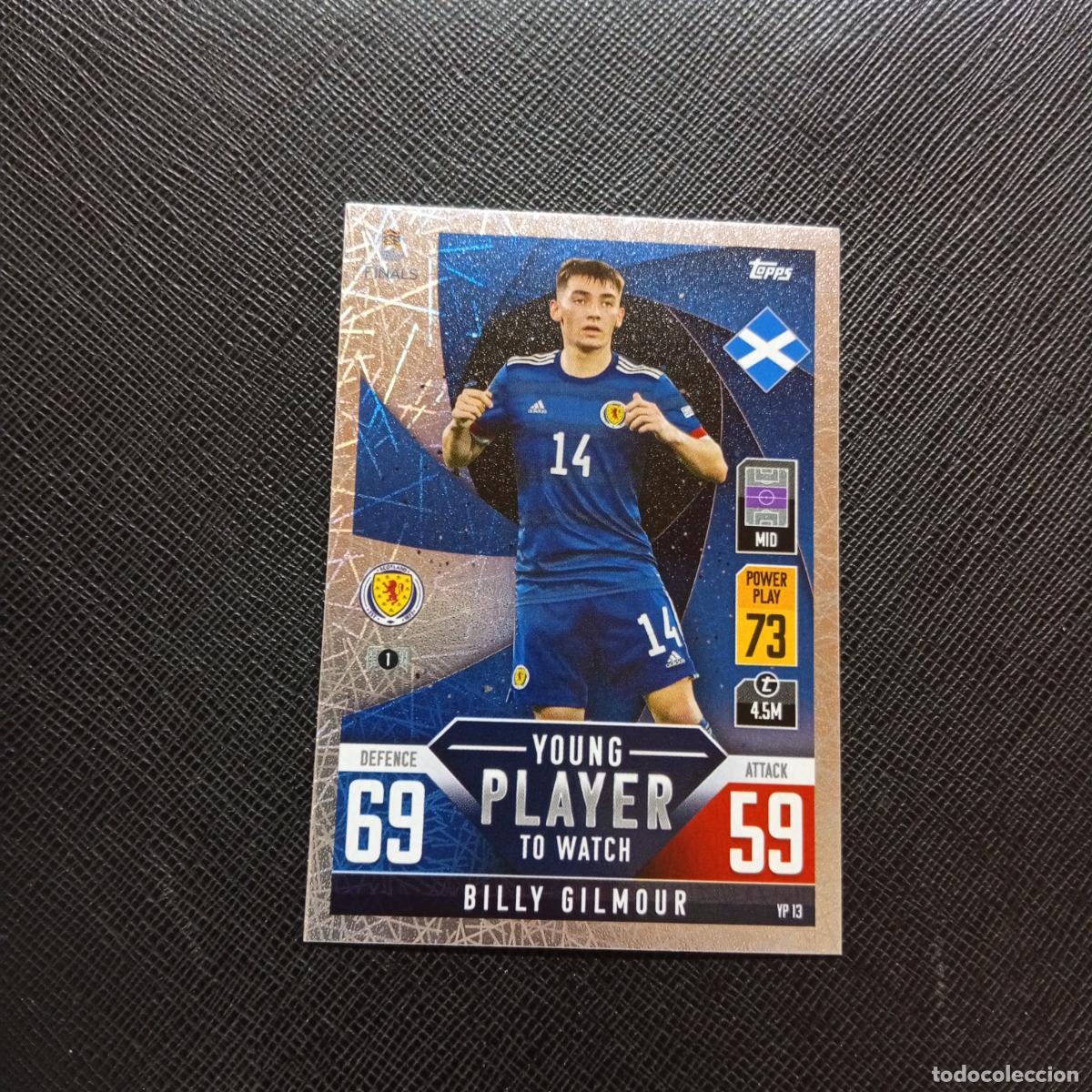 Cromos de F&uacute;tbol: BILLY GILMOUR ESCOCIA TOPPS MATCH ATTAX ROAD TO FINALS UEFA NATIONS LEAGUE 2022 - A185 PG469