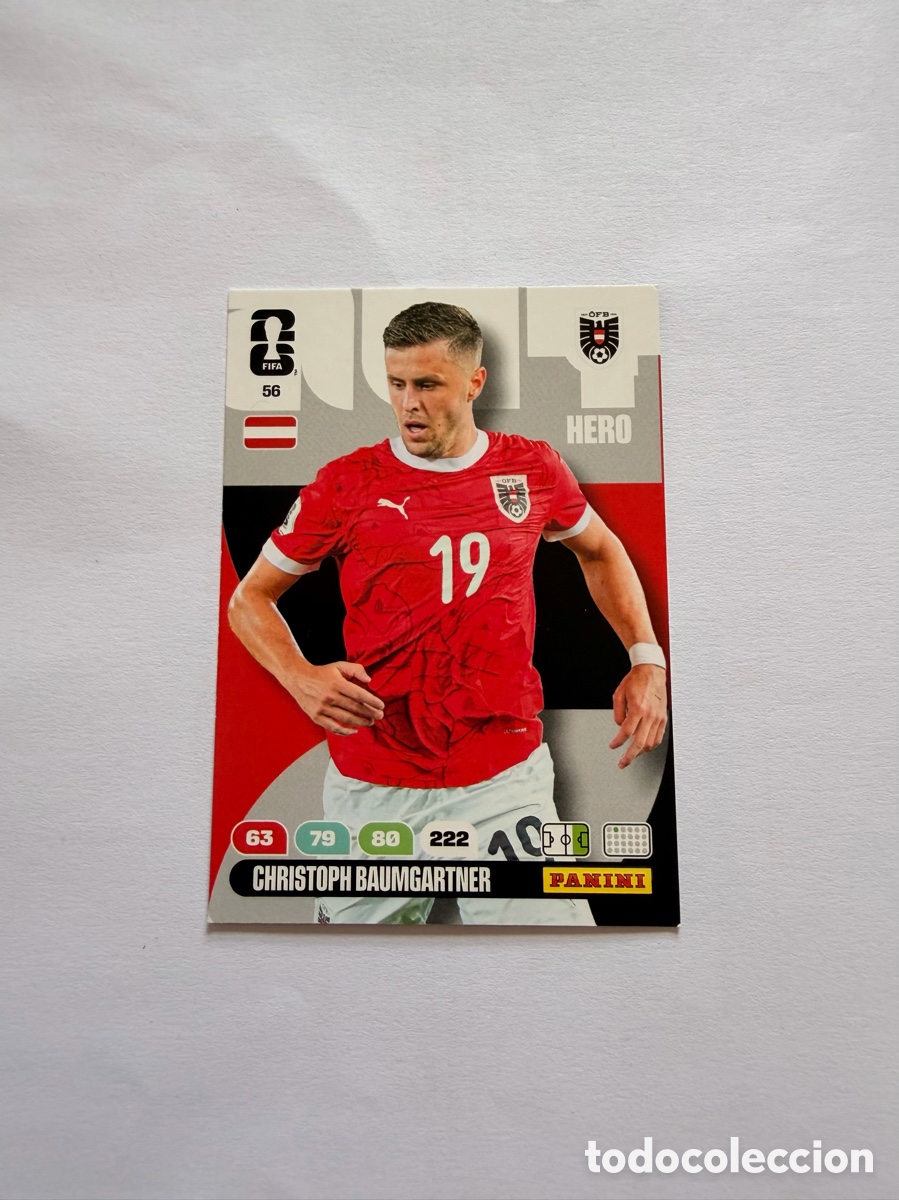 Cromos de F&uacute;tbol: Christoph Baumgartner (56) - AUSTRIA