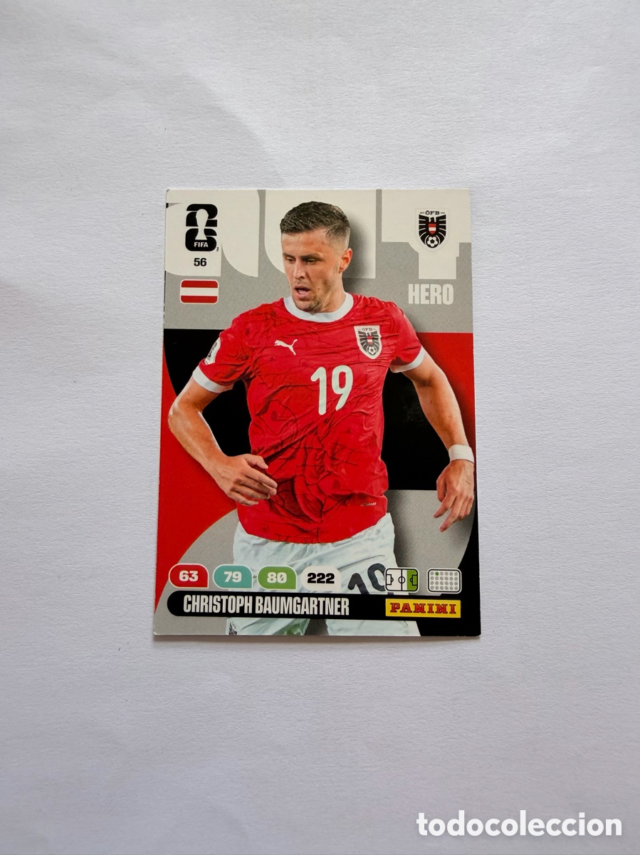 Cromos de F&uacute;tbol: Christoph Baumgartner (56) - AUSTRIA