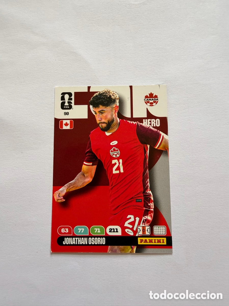 Cromos de F&uacute;tbol: Jonathan Osorio (90) - CANAD&Aacute;