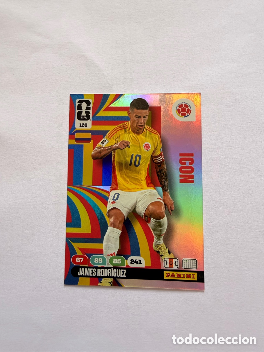Cartes &agrave; collectionner de Football: James Rodr&iacute;guez (108) - COLOMBIA