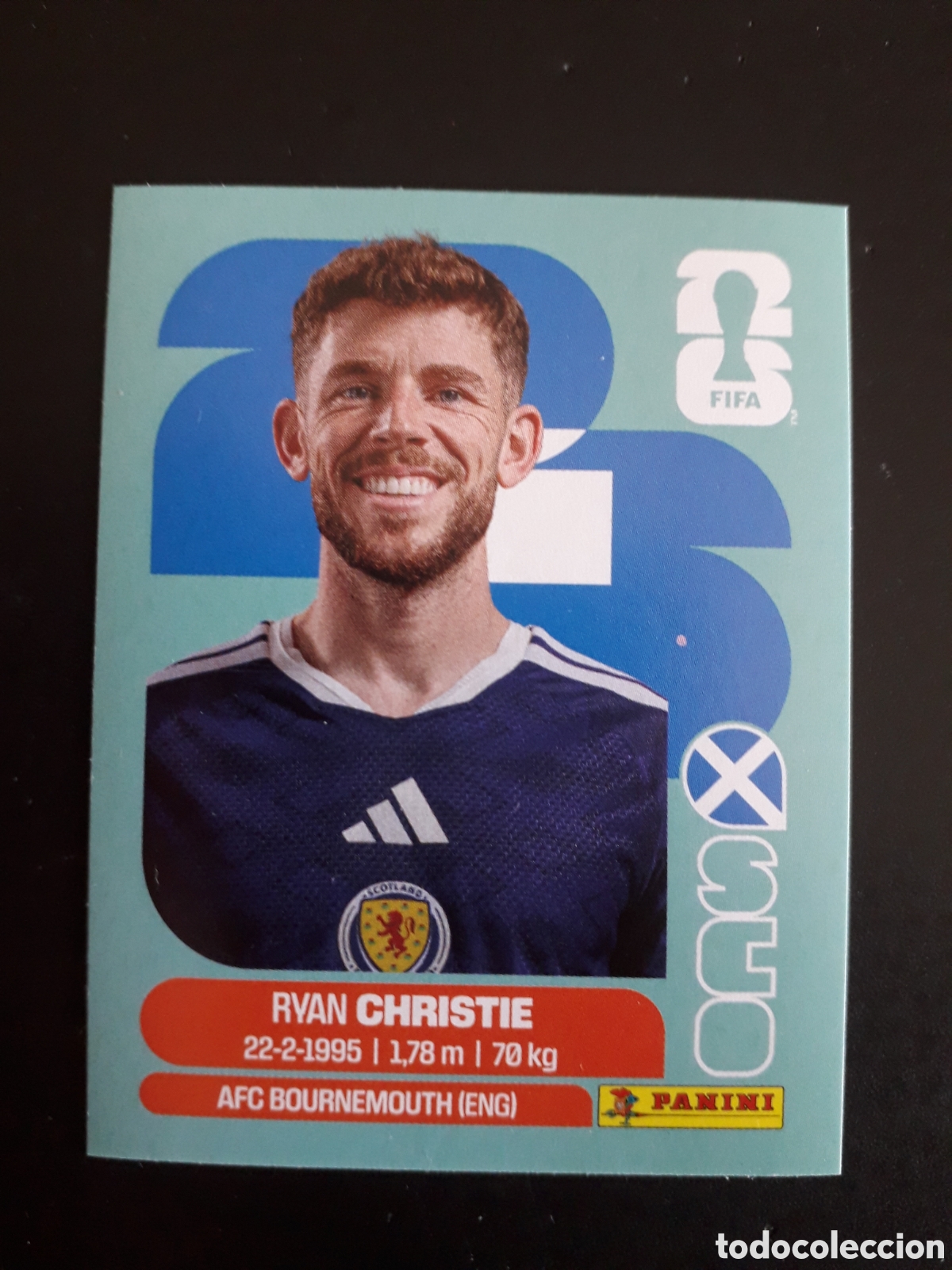 Cartes &agrave; collectionner de Football: CHRISTIE ESCOCIA SCO 15 MUNDIAL F&Uacute;TBOL 2026 FIFA WORLD CUP PANINI SIN PEGAR PEDIDO M&Iacute;NIMO 3&euro;