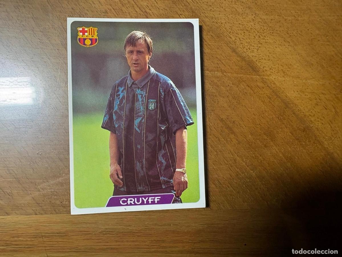 Football Stickers: Cromo JOHAN CRUYFF (Entrenador) - F.C. Barcelona - Colecci&oacute;n Diario SPORT 1995/1996