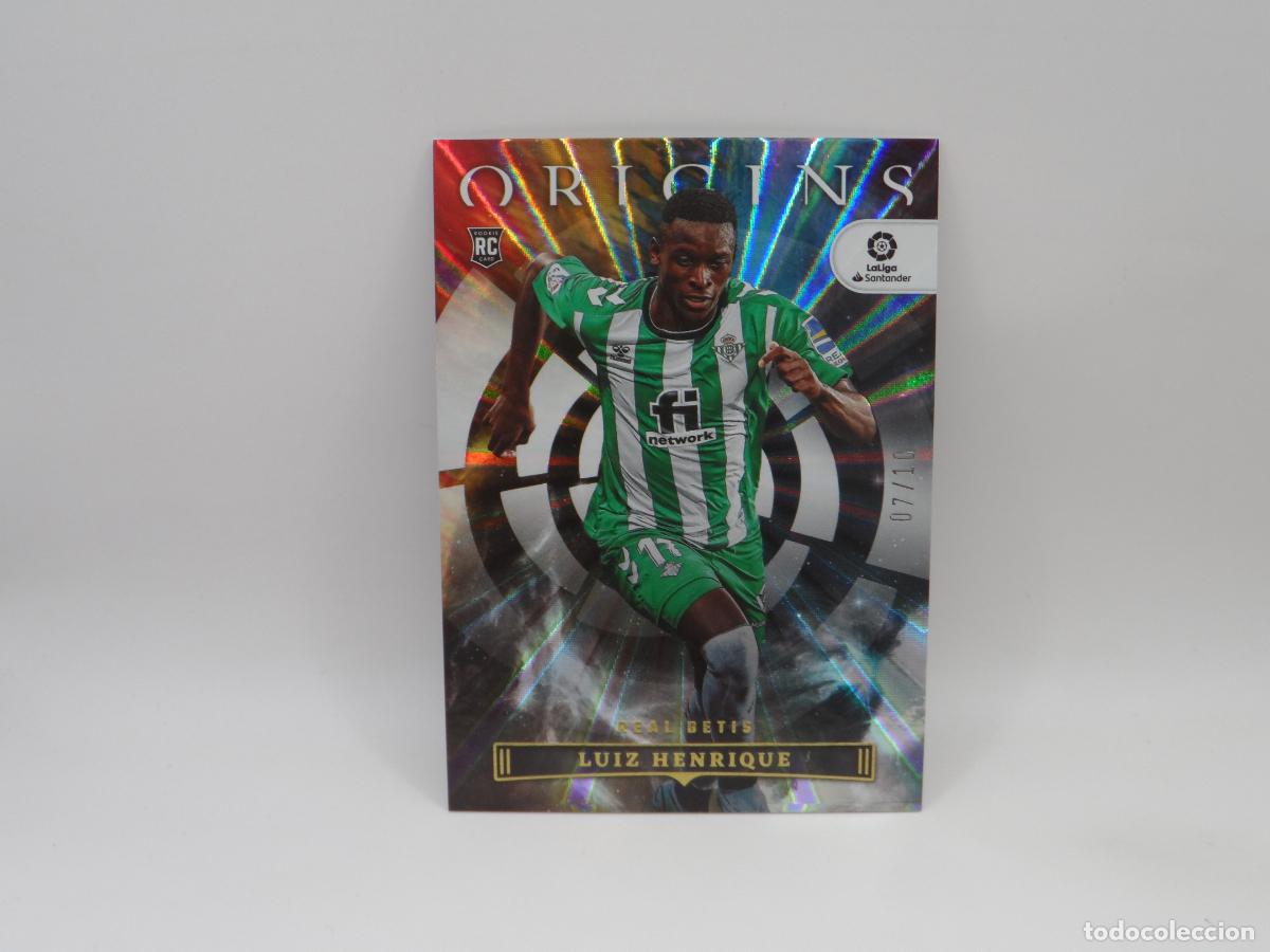 Football Stickers: 91 LUIZ HENRIQUE NUMERADA /10 GOLD LASER ORIGINS BETIS CHRONICLES SOCCER 2022 2023 22 23 ROOKIE