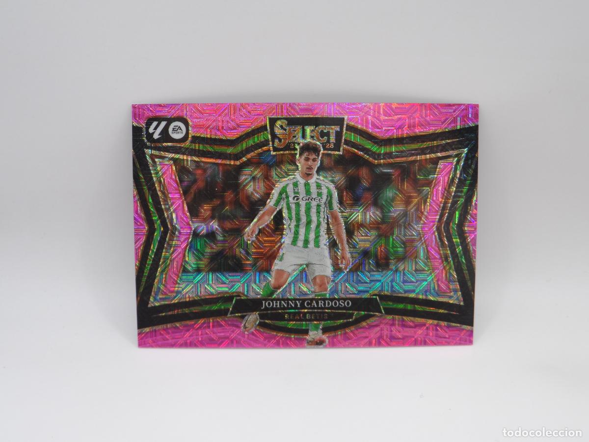 Football Stickers: 230 JOHNNY CARDOSO NUMERADA /179 PINK MOJO FIELD LEVEL BETIS PANINI SELECT LIGA 2024 2025 24 25