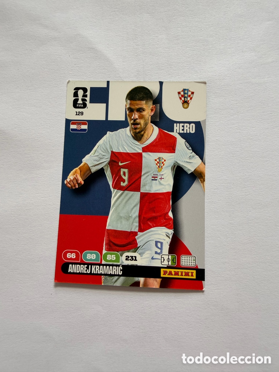 Football Stickers: Andrej Kramarić (129) - CROACIA