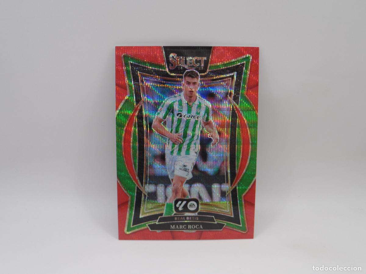 Cromos de F&uacute;tbol: 38 MARC ROCA NUMERADA /59 RED WAVE BETIS PANINI SELECT LIGA 2024 2025 24 25