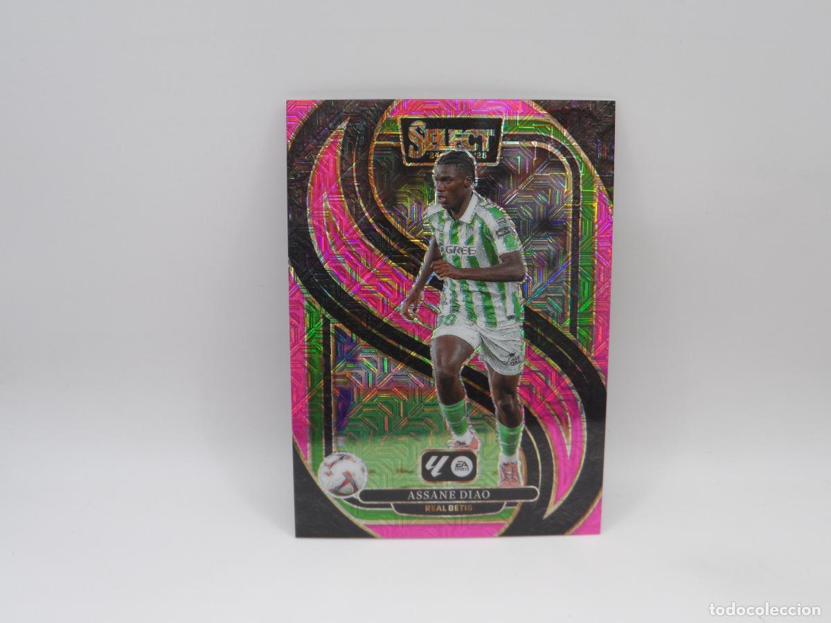 Cromos de F&uacute;tbol: 135 ASSANE DIAO NUMERADA /179 PINK MOJO BETIS PANINI SELECT 2024 2025 24 25
