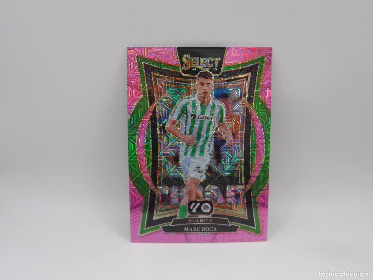 Cromos de F&uacute;tbol: 38 MARC ROCA NUMERADA /179 PINK MOJO BETIS PANINI SELECT LIGA 2024 2025 24 25