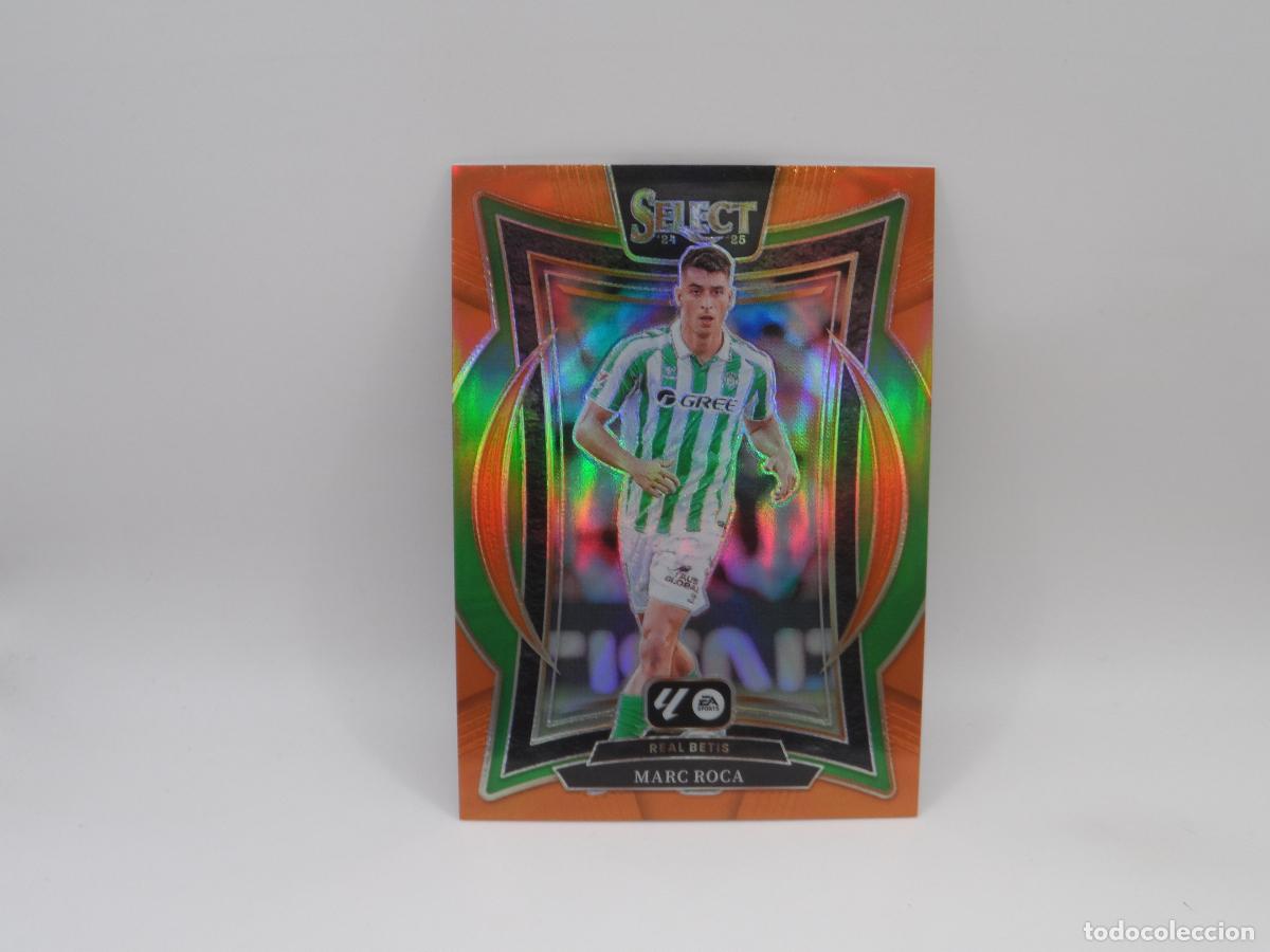 Cromos de F&uacute;tbol: 38 MARC ROCA NUMERADA /49 ORANGE BETIS PANINI SELECT LIGA 2024 2025 24 25