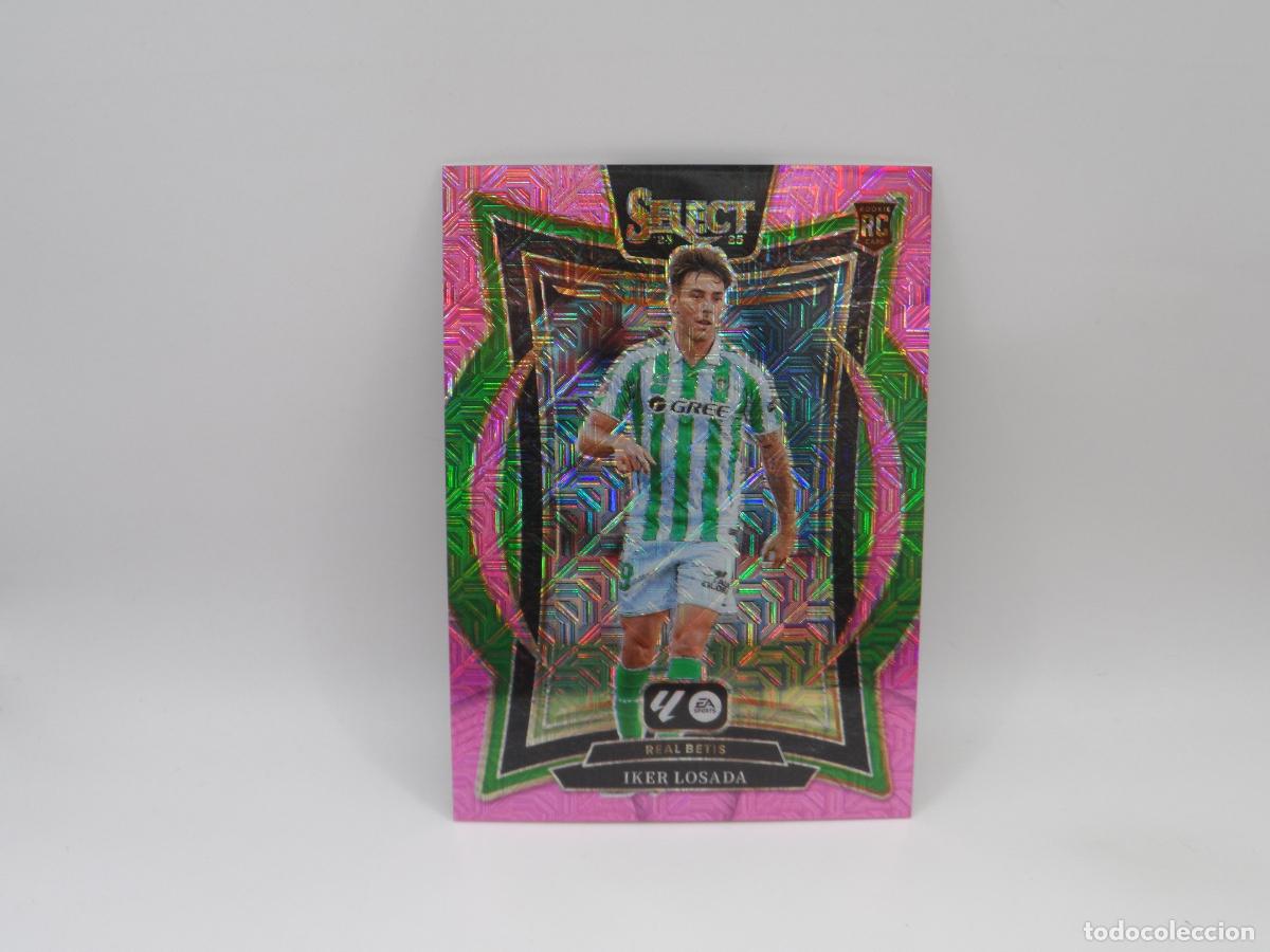 Cromos de F&uacute;tbol: 36 IKER LOSADA ROOKIE NUMERADA /179 PINK MOJO BETIS PANINI SELECT 2024 2025 24 25