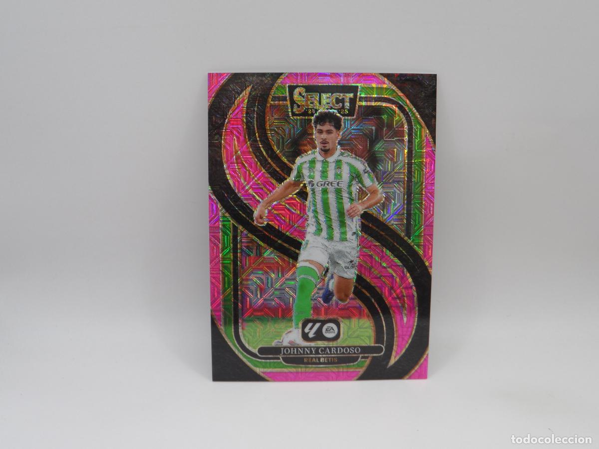 Cromos de Futebol: 132 JOHNNY CARDOSO NUMERADA /179 PINK MOJO PRIZM BETIS PANINI SELECT 2024 2025 24 25