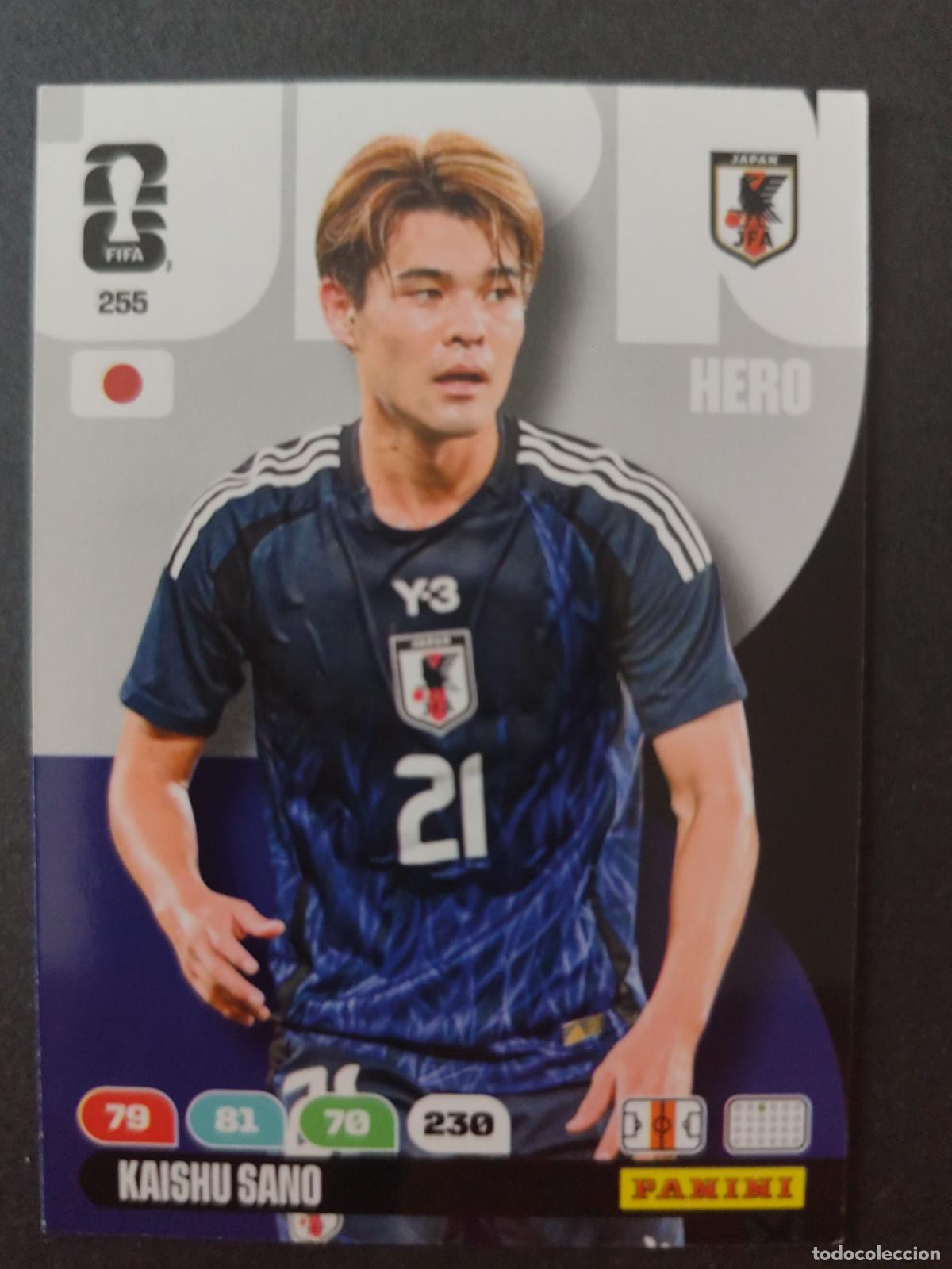 Cromos de F&uacute;tbol: 255 KAISHU SANO JAP&Oacute;N ADRENALYN MUNDIAL FIFA WORLD CUP 2026 PANINI