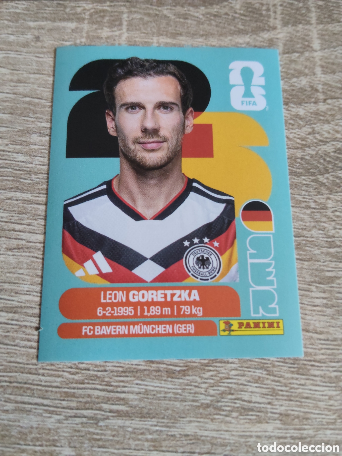 Cromos de F&uacute;tbol: Panini mundial 2026 GER 14 Leon Goretzka Alemania