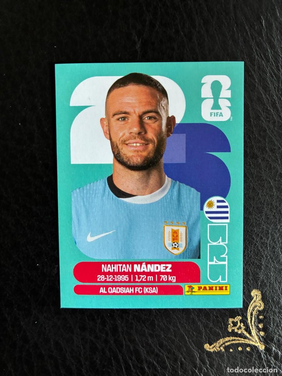 Fu&szlig;ball-Sticker: URU 9 NAHITAN NANDEZ URU9 URUGUAY FIFA WORLD CUP MUNDIAL 2026 26 PANINI