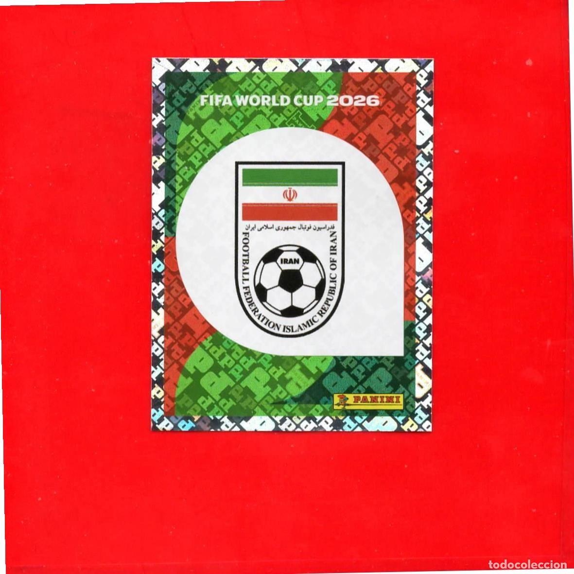 Fu&szlig;ball-Sticker: IRN1 Escudo - Iran - Brillante - World Cup 2026 Sticker Mundial IRN 1