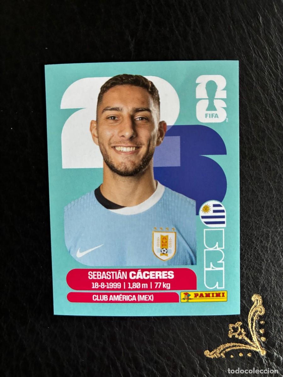 Fu&szlig;ball-Sticker: URU 6 SEBASTIAN CACERES URU6 URUGUAY FIFA WORLD CUP MUNDIAL 2026 26 PANINI