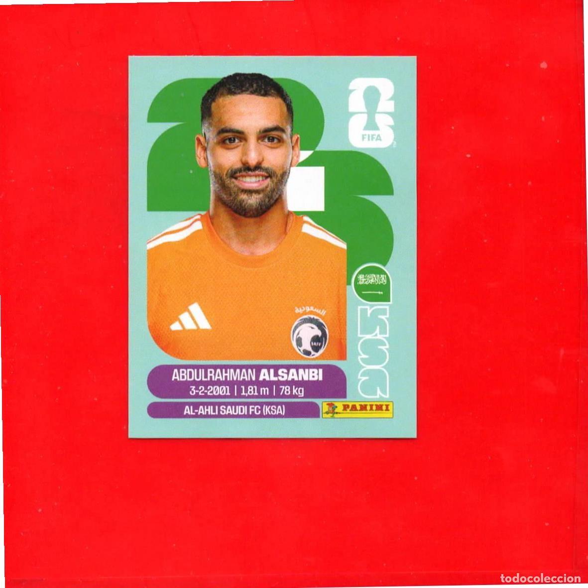 Fu&szlig;ball-Sticker: KSA3 Abdulrahman Al-Sanbi - Arabia Saud&iacute; - World Cup 2026 Sticker Mundial KSA 3