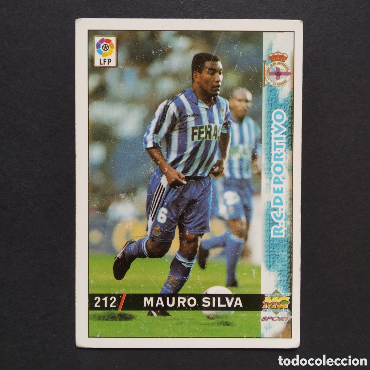 Cromos de F&uacute;tbol: CROMO - N&ordm; 0212 - MAURO SILVA - R.C DEPORTIVO - LAS FICHAS DE LA LIGA 98-99 (1998 / 1999) MUNDICROMO