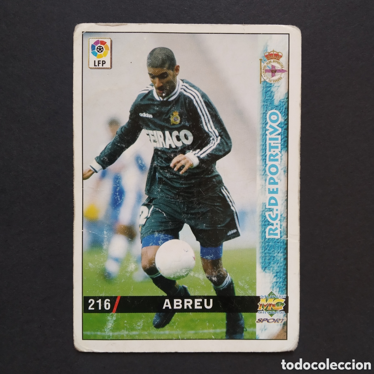 Cromos de F&uacute;tbol: CROMO - N&ordm; 0216 - ABREU - R.C. DEPORTIVO - LAS FICHAS DE LA LIGA 98-99 (1998 / 1999) - MUNDICROMO