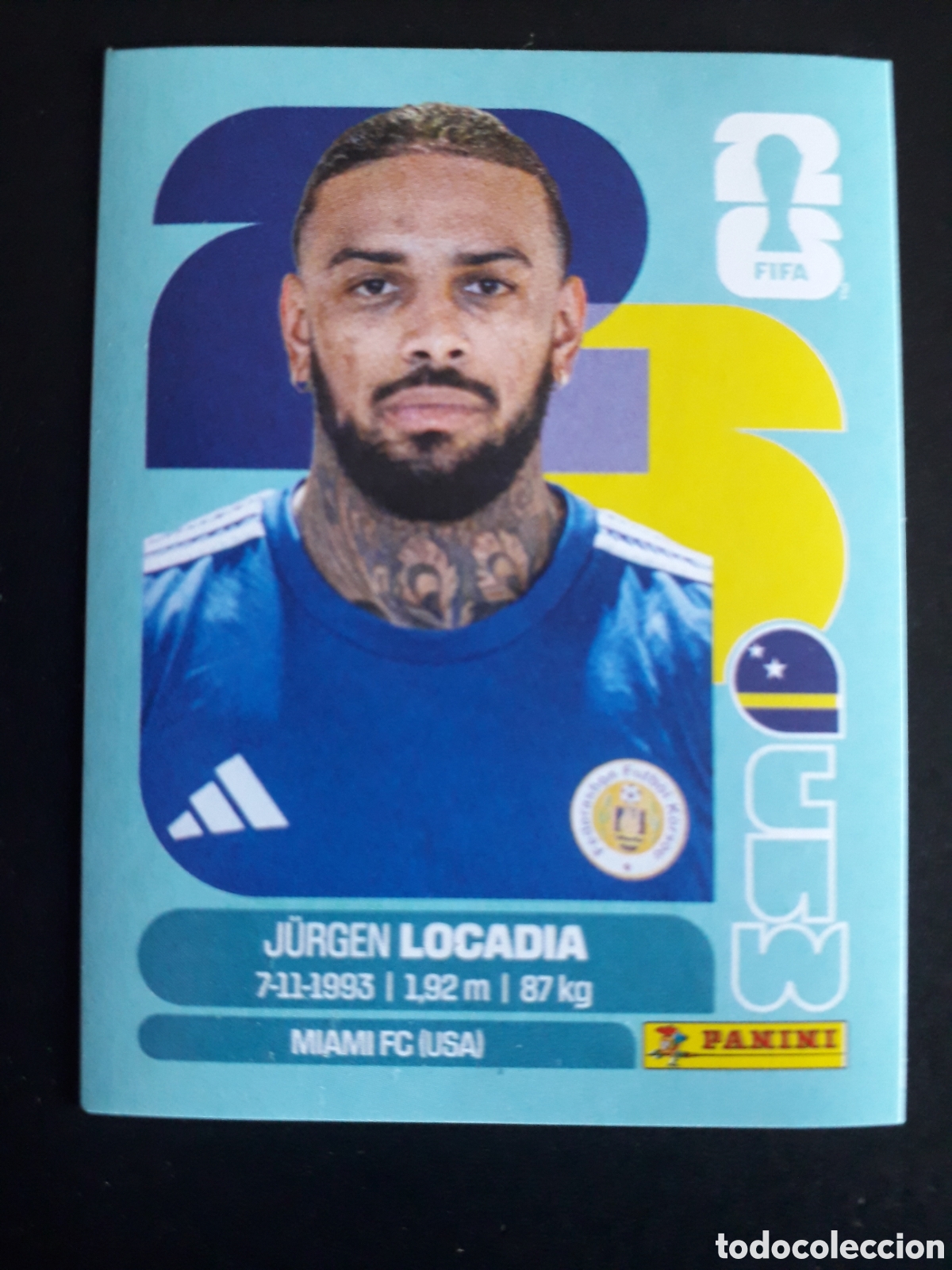 Fu&szlig;ball-Sticker: LOCADIA CURA&Ccedil;AO CUW 17 MUNDIAL F&Uacute;TBOL 2026 FIFA WORLD CUP PANINI SIN PEGAR PEDIDO M&Iacute;NIMO 3&euro;