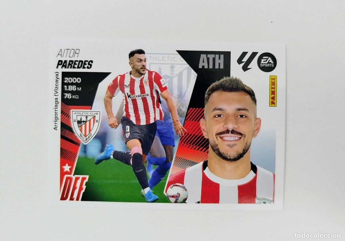 Football Stickers: Paredes 7 SIN PEGAR NUNCA PEGADO Athletic Club Bilbao Liga Ediciones Este 25 26 / 2025 2026