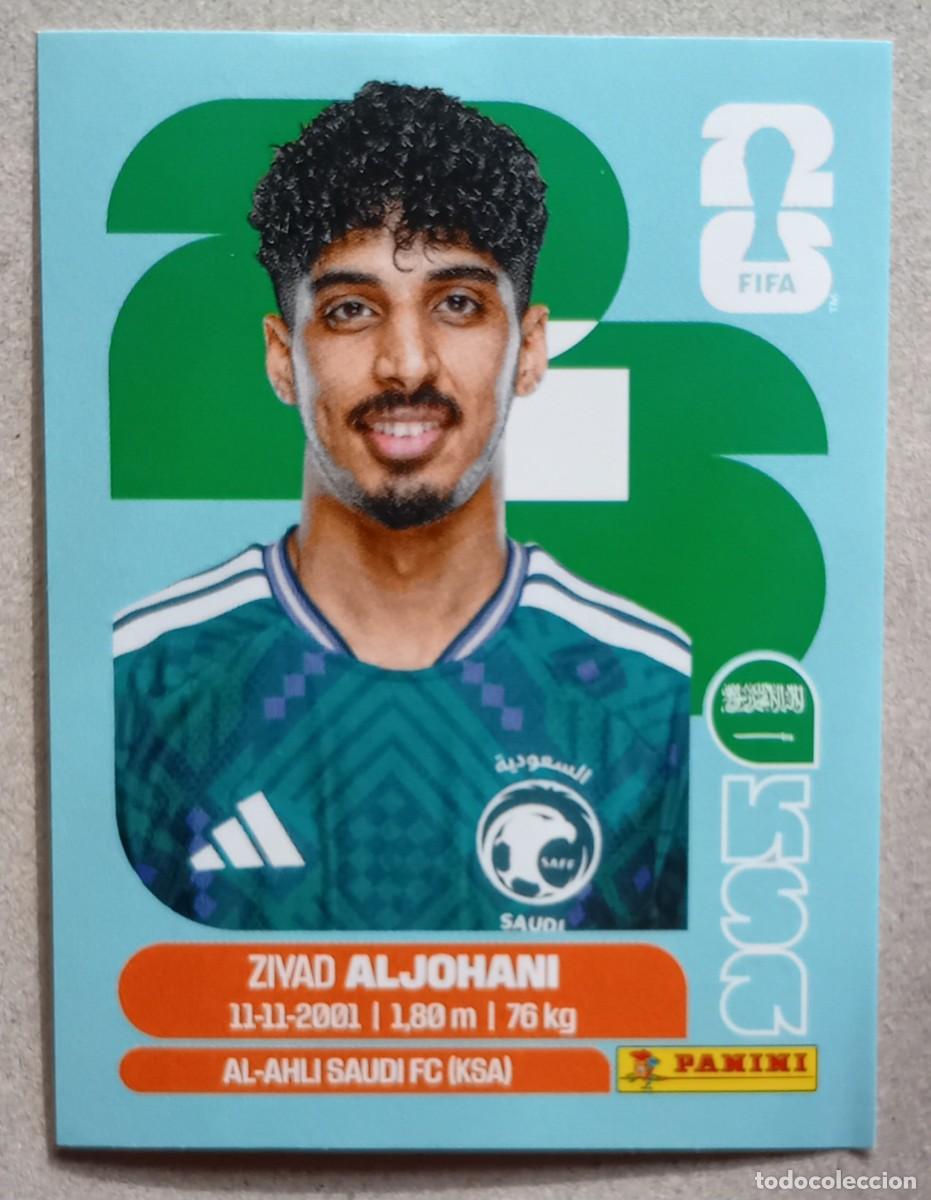 Cromos de F&uacute;tbol: Figurina Panini 2026 Cromo World Cup Usa Mundial 2026 Ziyad Aljohani Saudi Arabia n KSA 10