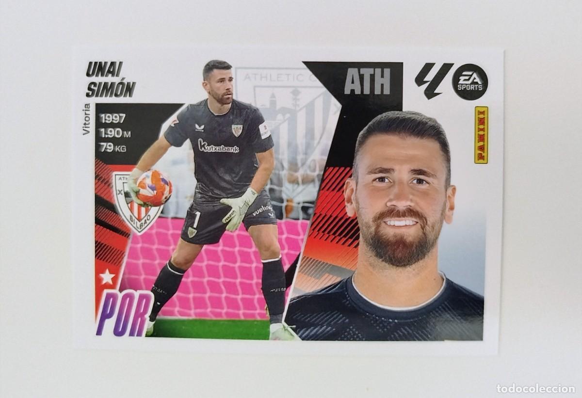 Cromos de Futebol: Unai Sim&oacute;n 3 SIN PEGAR NUNCA PEGADO Athletic Club Bilbao Liga Ediciones Este 25 26 / 2025 2026