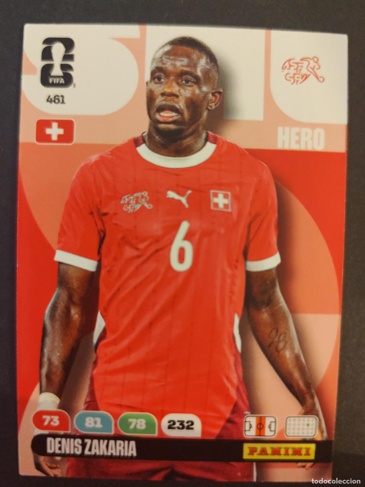 Fu&szlig;ball-Sticker: 461 DENIS ZAKARIA SUIZA ADRENALYN MUNDIAL FIFA WORLD CUP 2026 PANINI
