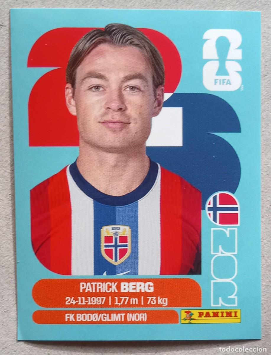 Fu&szlig;ball-Sticker: Figurina Panini 2026 Cromo World Cup Usa Mundial 2026 Patrick Berg Norrway n NOR 14