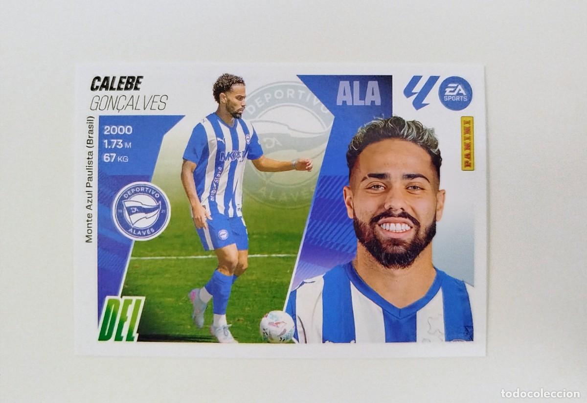Fu&szlig;ball-Sticker: Calebe 16 SIN PEGAR NUNCA PEGADO Deportivo Alav&eacute;s Liga Ediciones Este 25 26 / 2025 2026
