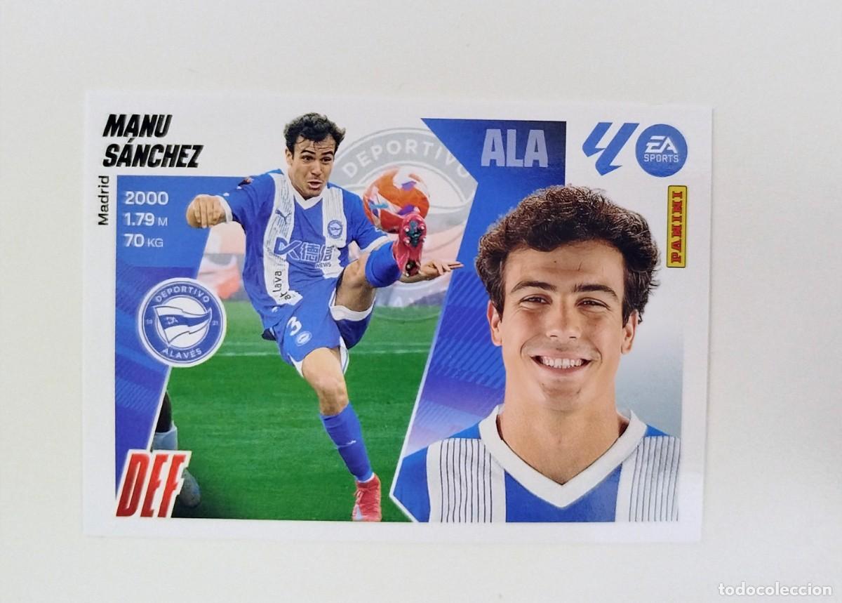 Fu&szlig;ball-Sticker: Manu S&aacute;nchez 10 SIN PEGAR NUNCA PEGADO Deportivo Alav&eacute;s Liga Ediciones Este 25 26 / 2025 2026