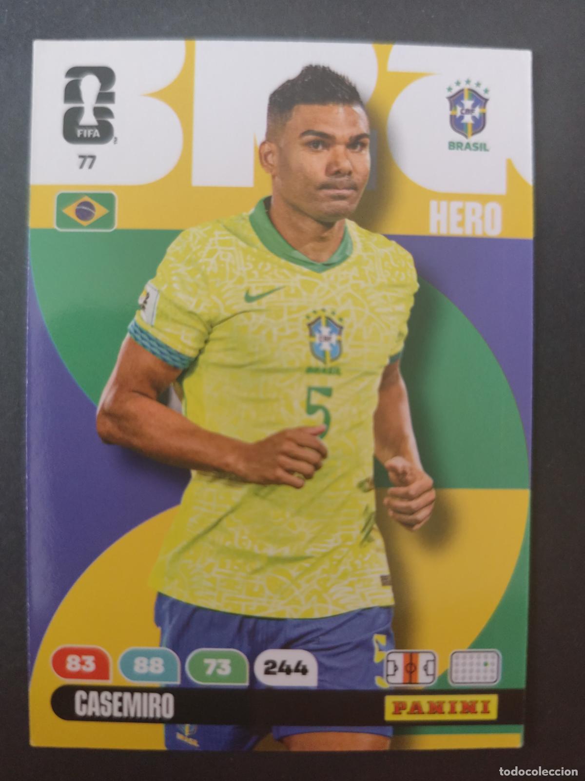 Fu&szlig;ball-Sticker: 77 CASEMIRO BRASIL ADRENALYN MUNDIAL FIFA WORLD CUP 2026 PANINI
