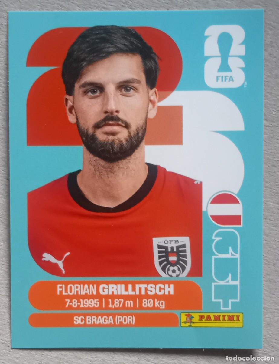Cromos de F&uacute;tbol: Figurina Panini 2026 Cromo World Cup Usa Mundial 2026 Florian Grillitsch Austria n AUT 14