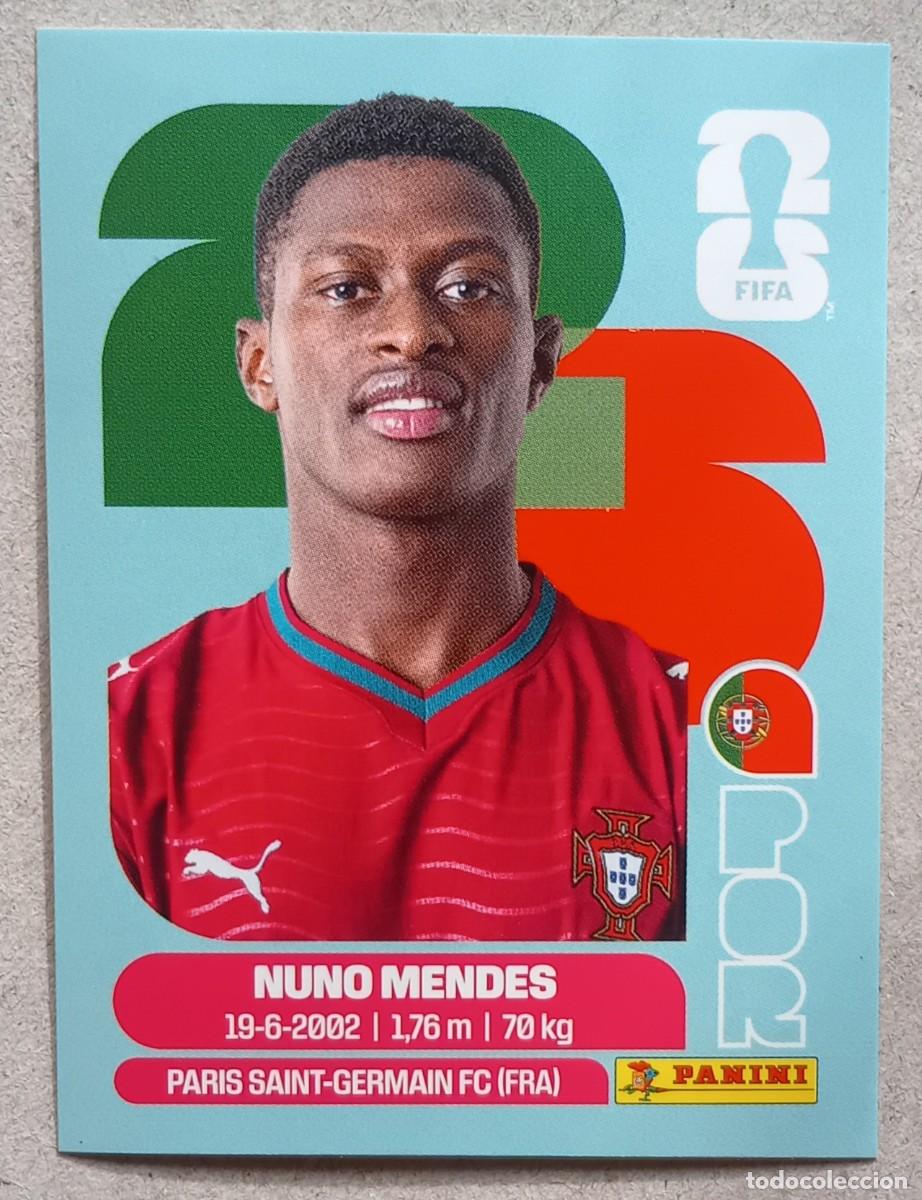 Cromos de F&uacute;tbol: Figurina Panini 2026 Cromo World Cup Usa Mundial 2026 Nuno Mendes Portugal n POR 7