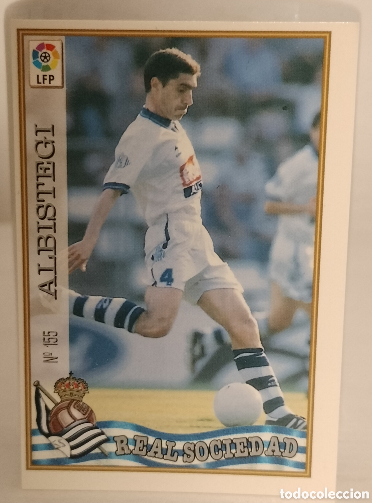 Cromos de F&uacute;tbol: Albistegui Real Sociedad 96-97