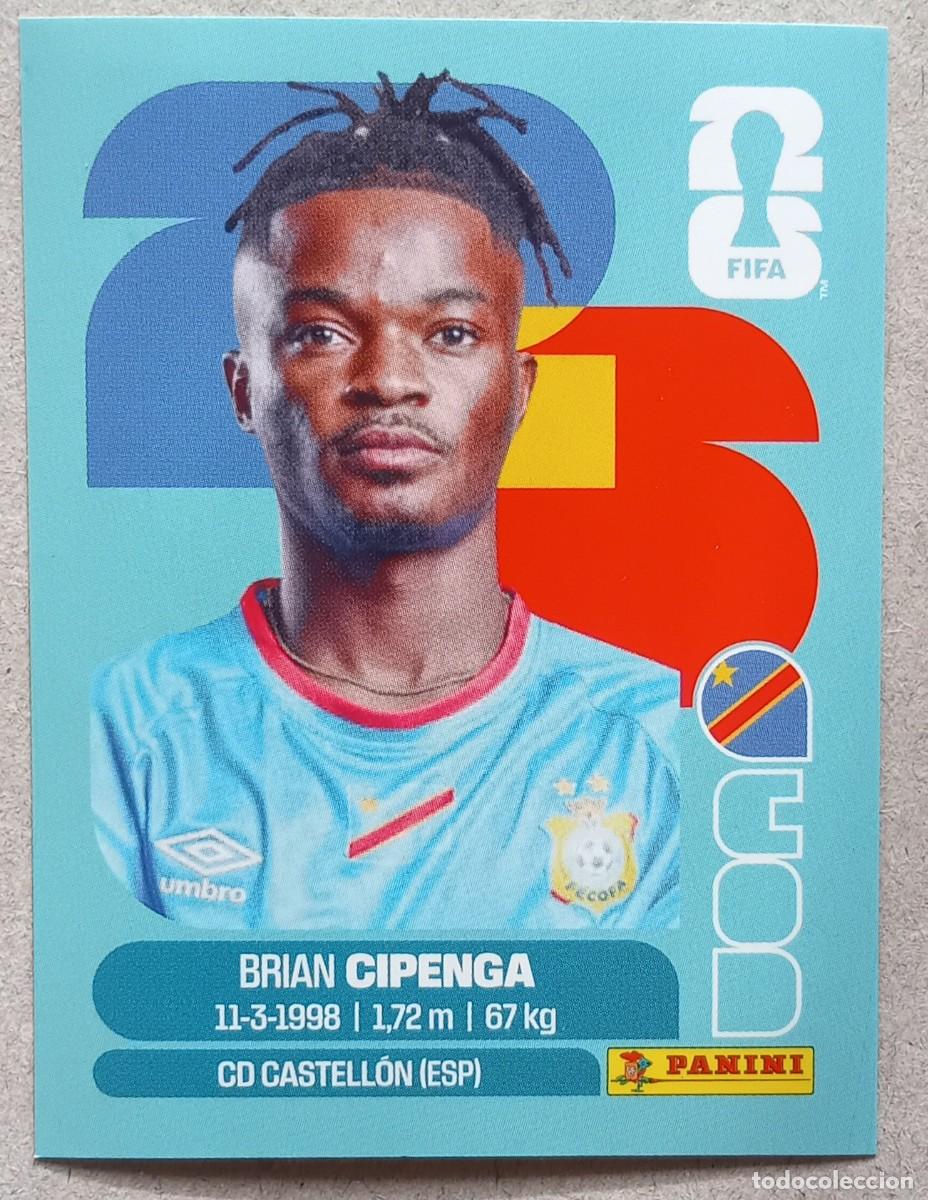Cromos de F&uacute;tbol: Figurina Panini 2026 Cromo World Cup Usa Mundial 2026 Brian Cipenga Congo n COD 17