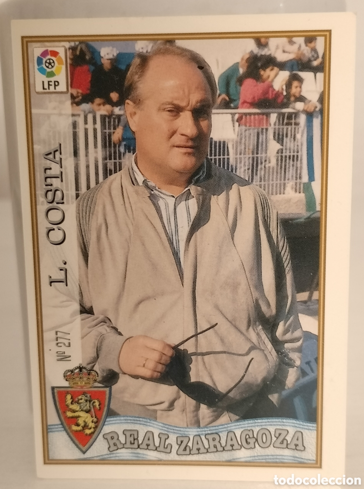 Football Stickers: L Costa Real Zaragoza 96-97