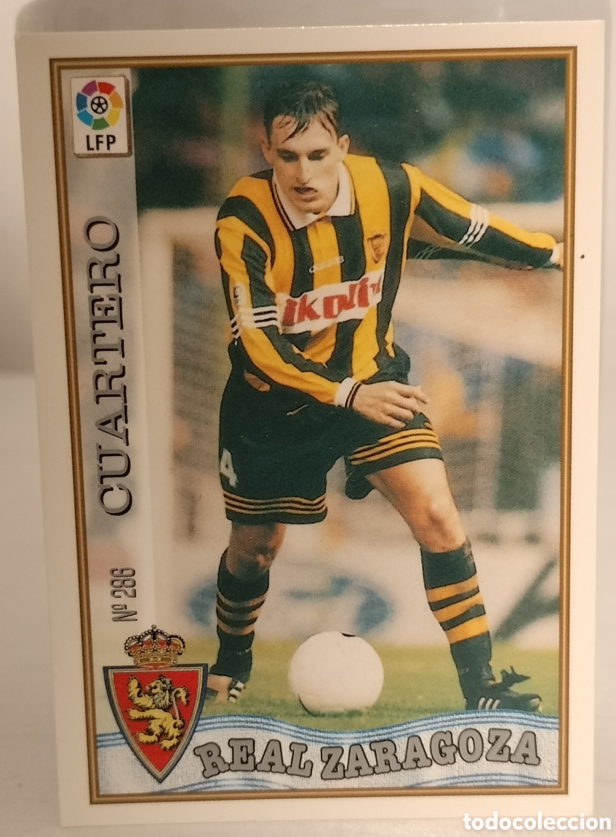 Football Stickers: Cuartero Real Zaragoza 96-97