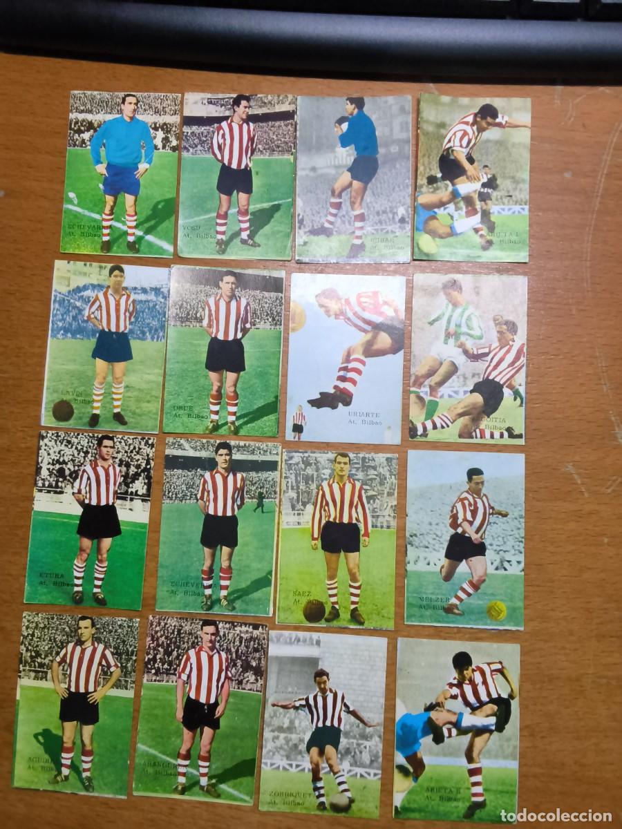 Cromos de F&uacute;tbol: LOTE DE FHER DEL ATHLETIC 65-66 COMPLETO
