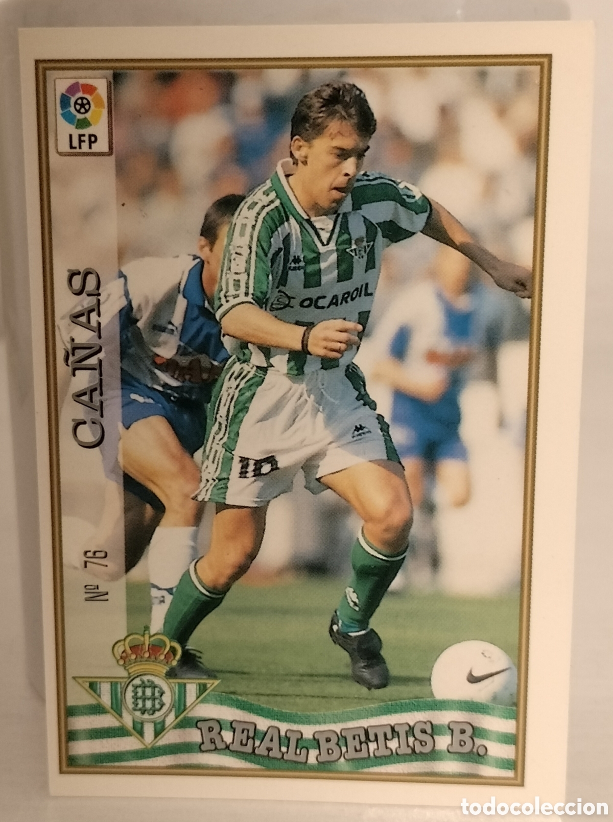Cromos de F&uacute;tbol: Ca&ntilde;as Real Betis 96-97